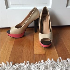 Candie's Colour-Block Heels size 7.5